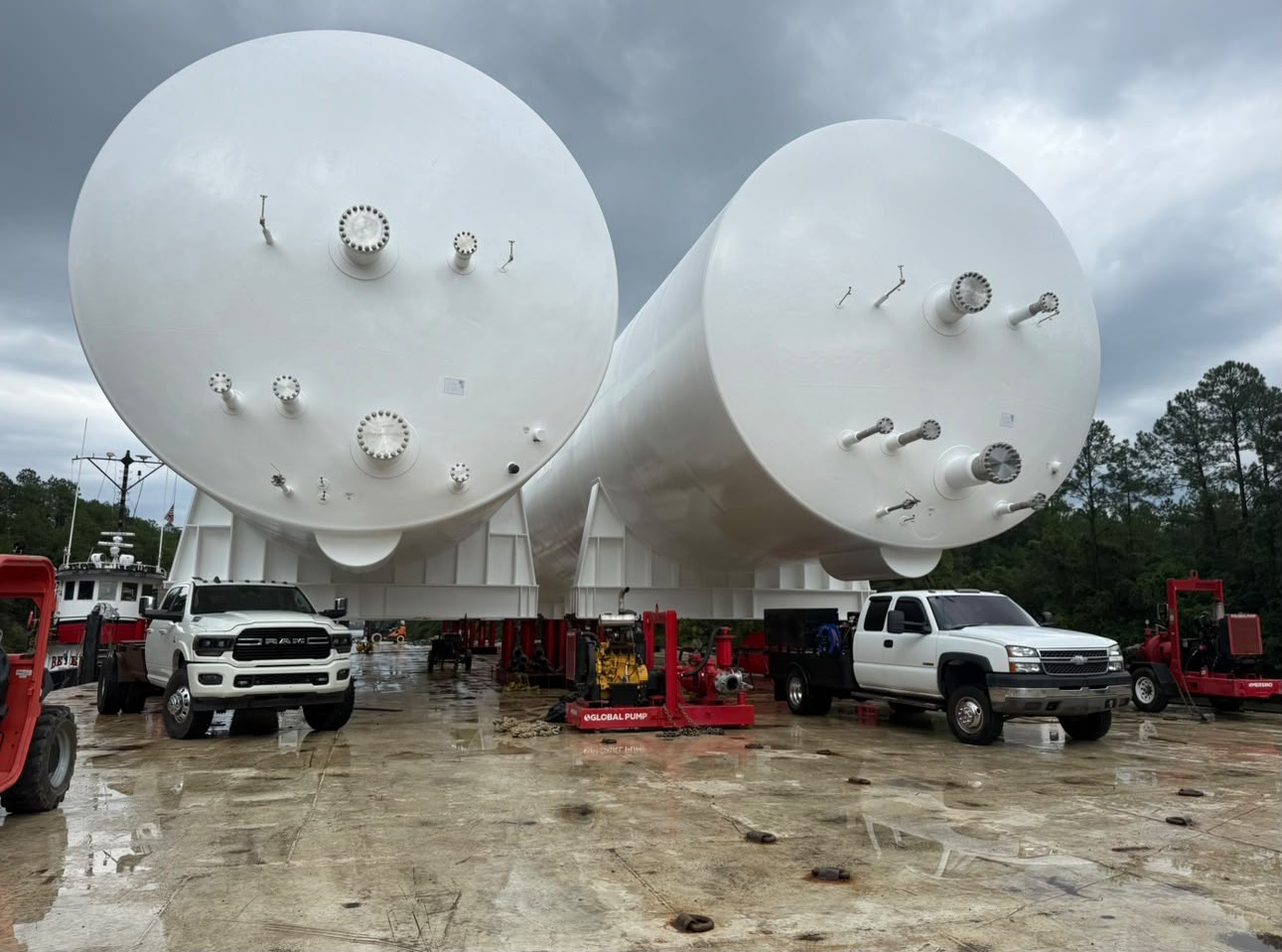 Heavy Tank Transport Preparation — Heavy-load project